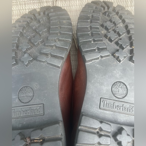 Timberland Mens Premium FULL LEATHER Brown Roll-top Boots 46006 Size - Picture 10 of 10